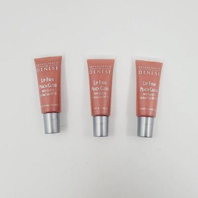 SKIN SCIENCE BY DR. DENISE LIP FIRM PEACH GLOSS BUNDLE - NEW