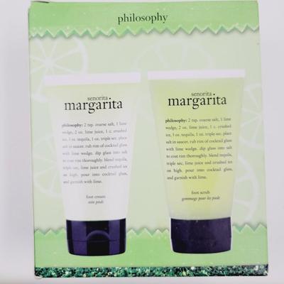 PHILOSOPHY MARGARITA FOOT SCRUB & CREAM - NEW