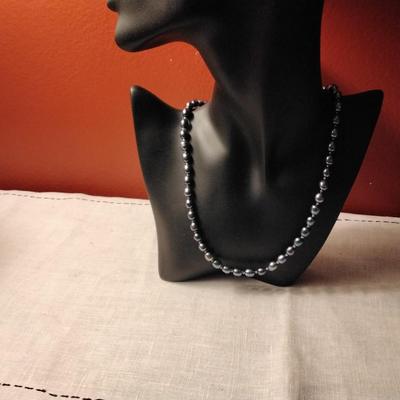 18" 6.5mm Tahitians Pearls Adjustable Sterling Silver Clasp