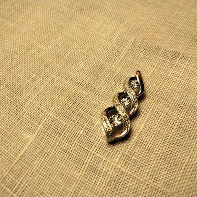 .05ctw H-SI Diamond 925 Sterling Silver Pendent
