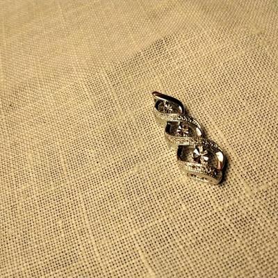 .05ctw H-SI Diamond 925 Sterling Silver Pendent