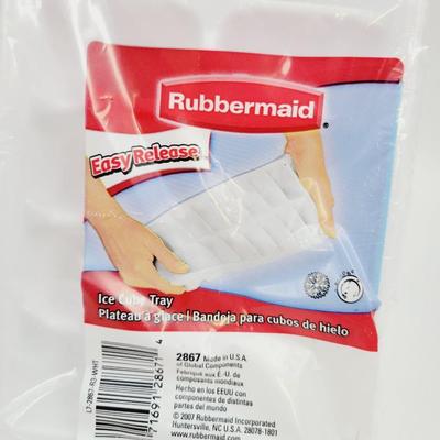 NEW RUBBERMAID ICE CUBE TRAYS IN PKG 4 PC