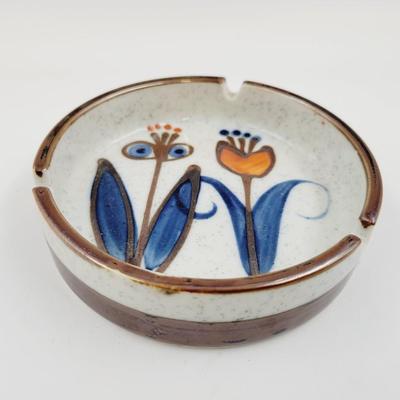 VINTAGE LOLLIPOP FLOWERS COLLECTABLE STONEWARE ASHTRAY