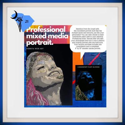 Professional Mixed Media Portrait Rendering