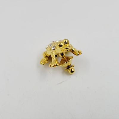 CUTE GOLD TONED FROG PINS