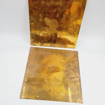 2 SHEETS OF COPPER