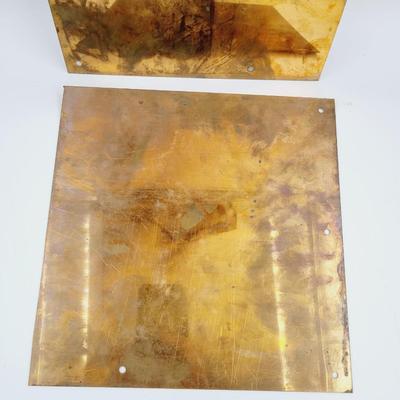 2 SHEETS OF COPPER