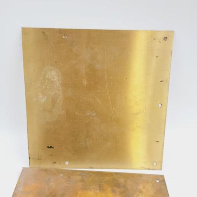 2 SHEETS OF COPPER