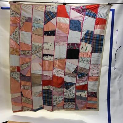 Small Hand Sewn Textile Quilt 74