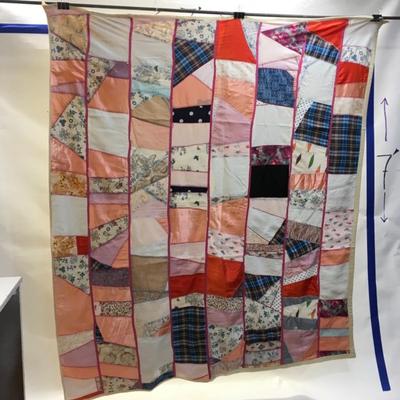 Small Hand Sewn Textile Quilt 74