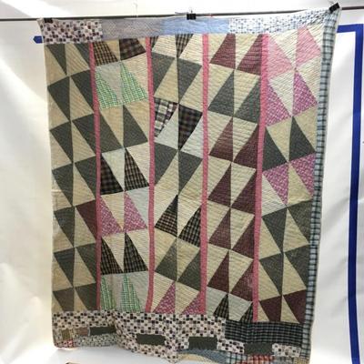 Triangle Variation Patch Quilt 80
