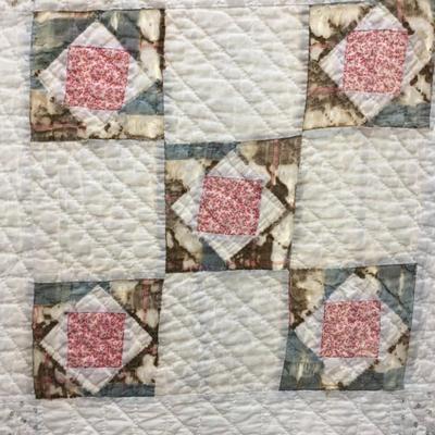 1890s Shadow Boxes variation Quilt 76