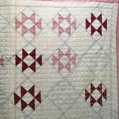 Flying Geese Variation Quilt 77x66
