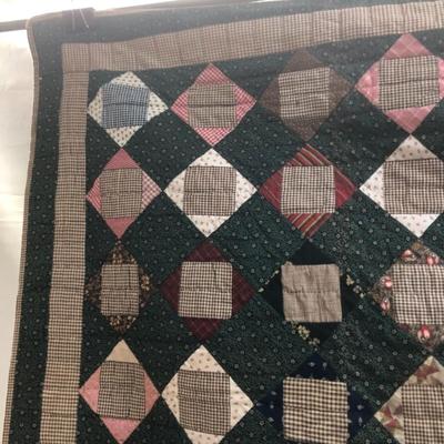 Square on Point Variation Quilt 83x70
