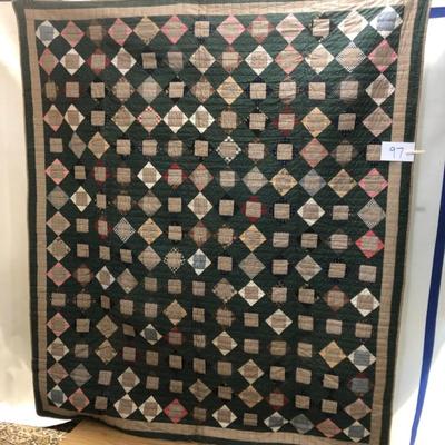 Square on Point Variation Quilt 83x70