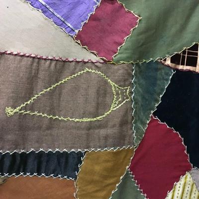Small Baby Size Crazy Quilt Pattern Variation 50x45