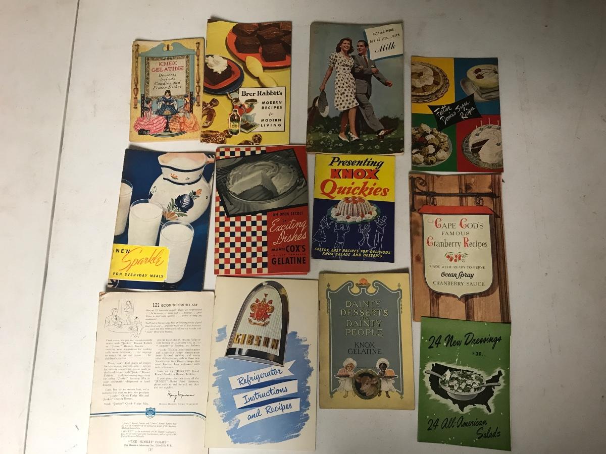 VINTAGE RECIPE BOOKS