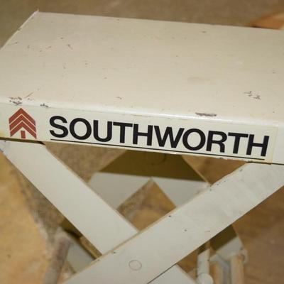 Southworth Electric Mechanical Scissor Table Lift