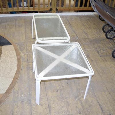 2 Patio End Tables