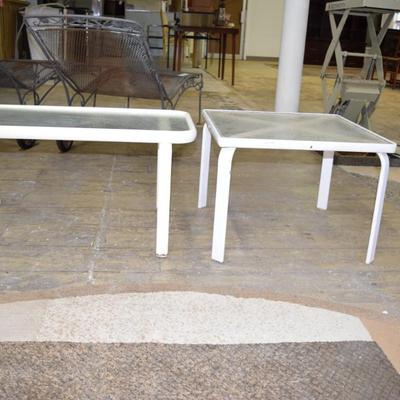 2 Patio End Tables