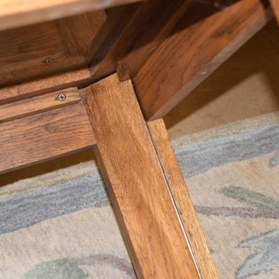 Wooden & Glass End Table