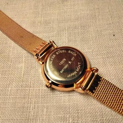 New Rose Gold Mesh Watch