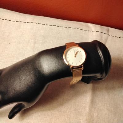 New Rose Gold Mesh Watch