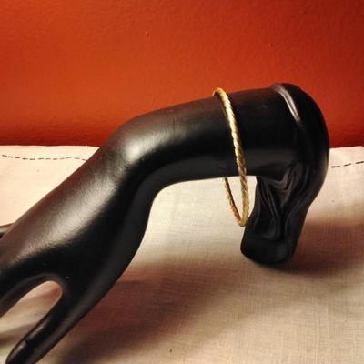 Goldtone Bangle Bracelet