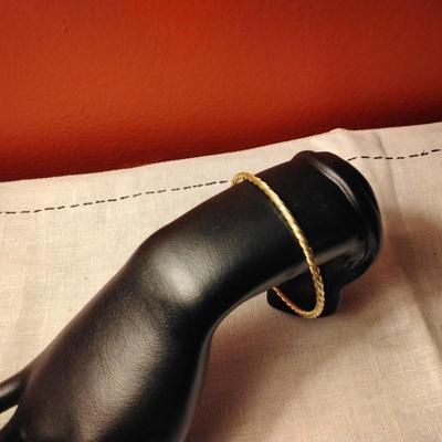 Goldtone Bangle Bracelet