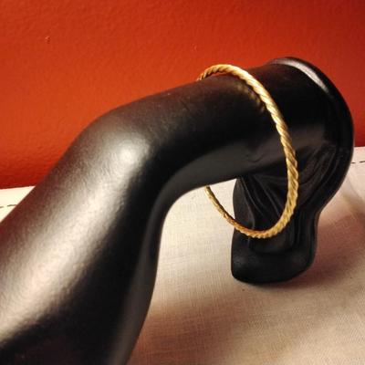 Goldtone Bangle Bracelet