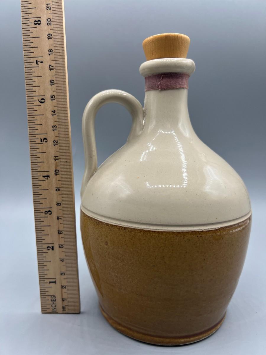 Vintage James Beam Bronte Liqueur Ceramic Corked Decanter Bottle Jug