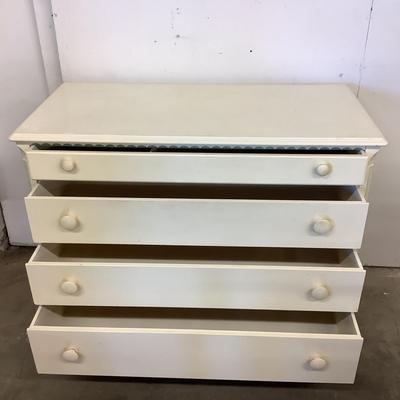 Lot.6456. Shabby Chic White Dresser