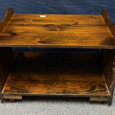 Wooden Shelf on wheels