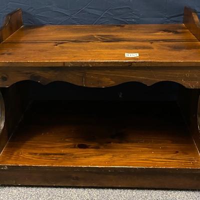Wooden Shelf on wheels