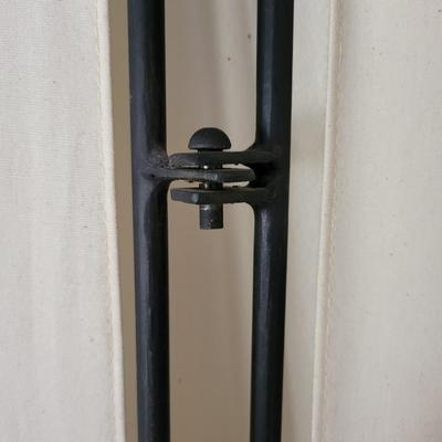 2 Wrought Iron 3 Panel Room Divider
