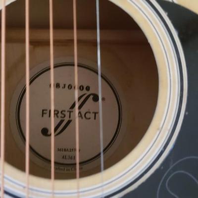First act Adam Levine guitar