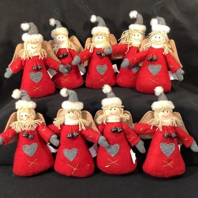 Lot 1513. Lot of  Felt Angels with Bean Bag Base
