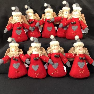 Lot 1513. Lot of  Felt Angels with Bean Bag Base