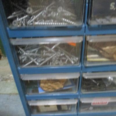 18 Drawer Parts Cabinet