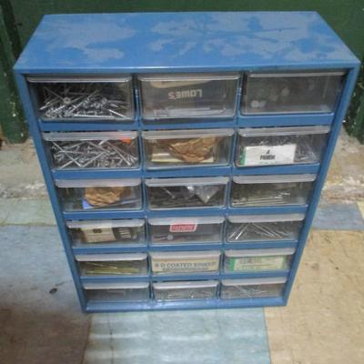 18 Drawer Parts Cabinet