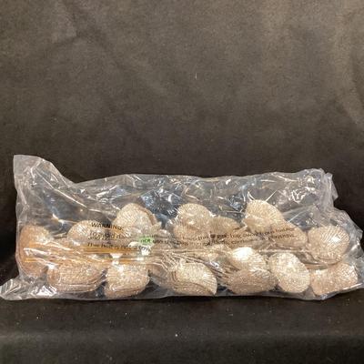 Lot 1523  Lot of NEW IN PKG Gold Glittered Shell Spray