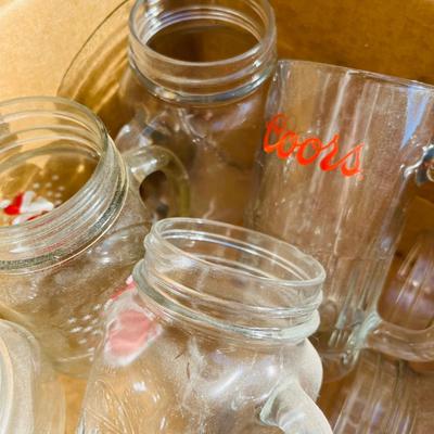 Flat of beer mugs