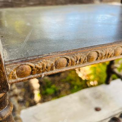 Antique Magazine Rack/ Table Oriental Style