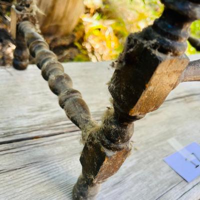 Antique Magazine Rack/ Table Oriental Style