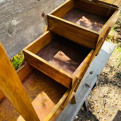 Antique Sewing Cabinet Hand Made