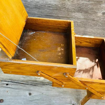 Antique Sewing Cabinet Hand Made