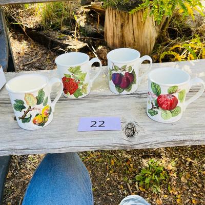 Portmerion Fruit Mugs