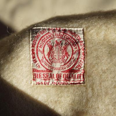 HUDSON BAY BLANKET LABEL FOUR POINTS