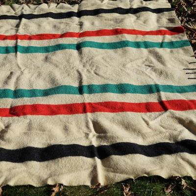 HUDSON BAY BLANKET LABEL FOUR POINTS