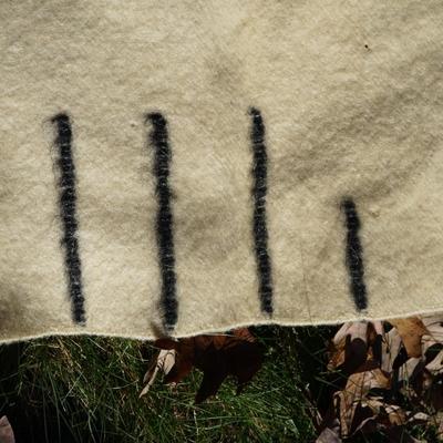 HUDSON BAY BLANKET LABEL FOUR POINTS